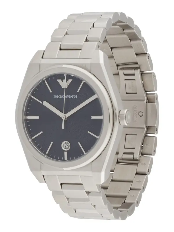 Emporio Armani Emporio Armani Analogna ura  temno modra / srebrna