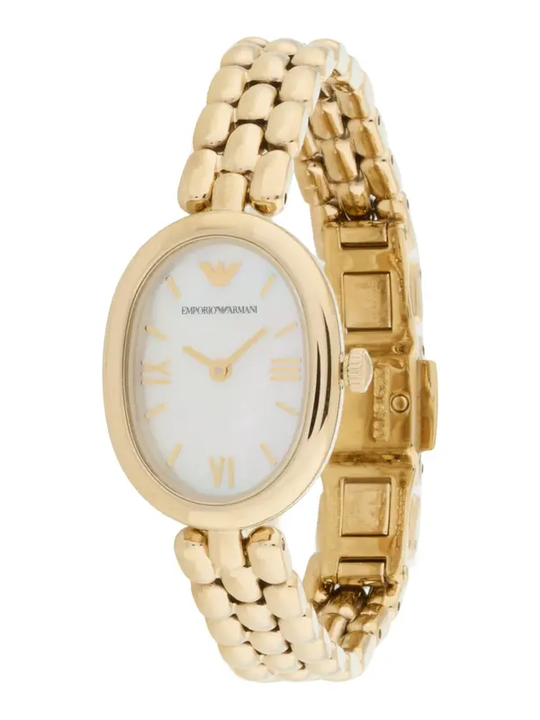 Emporio Armani Emporio Armani Analogna ura  zlata / bela