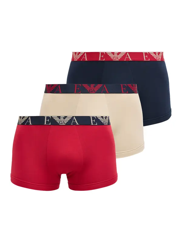 Emporio Armani Emporio Armani Boksarice  bež / mornarska / rdeča