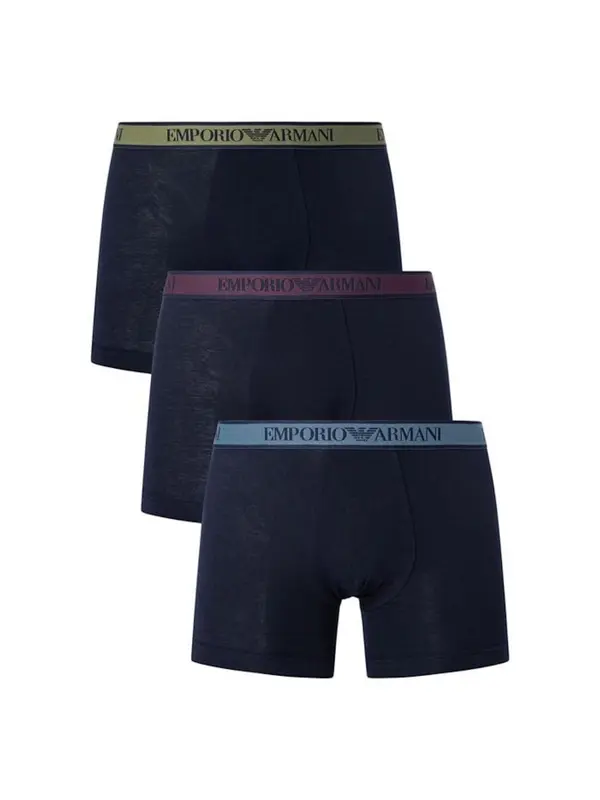 Emporio Armani Emporio Armani Boksarice  marine / svetlo modra / kaki / temno liila