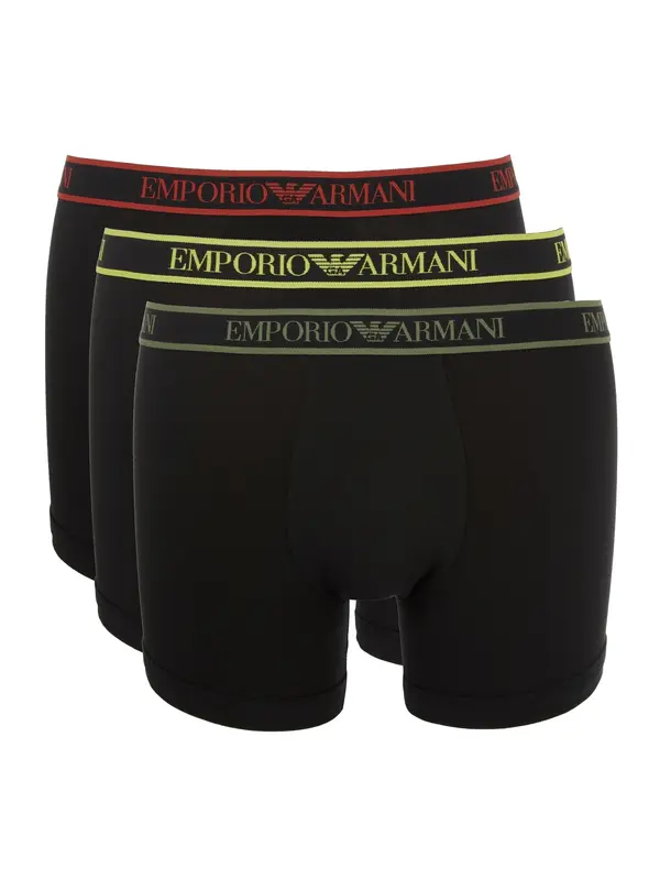 Emporio Armani Emporio Armani Boksarice  mešane barve / pegasto črna