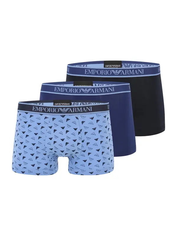 Emporio Armani Emporio Armani Boksarice  modra / mornarska / svetlo modra
