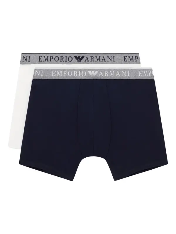 Emporio Armani Emporio Armani Boksarice  modra / siva / bela