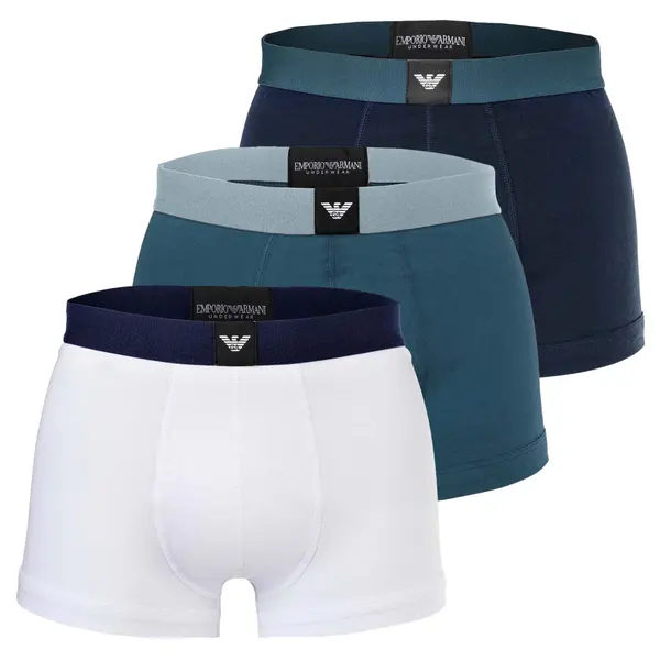 Emporio Armani Emporio Armani Boksarice  mornarska / petrol / črna / bela