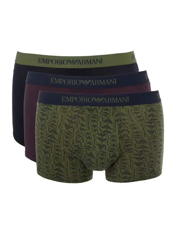 Emporio Armani Emporio Armani Boksarice  mornarska / zelena / bordo / črna