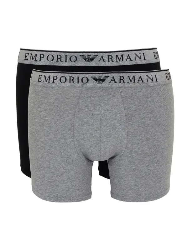 Emporio Armani Emporio Armani Boksarice  pegasto siva / pegasto črna