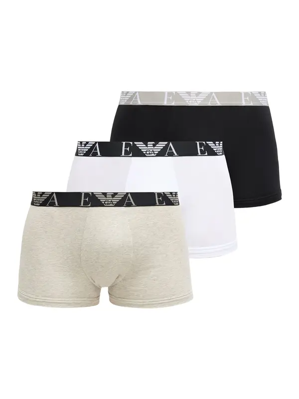 Emporio Armani Emporio Armani Boksarice  progasto bež / črna / bela