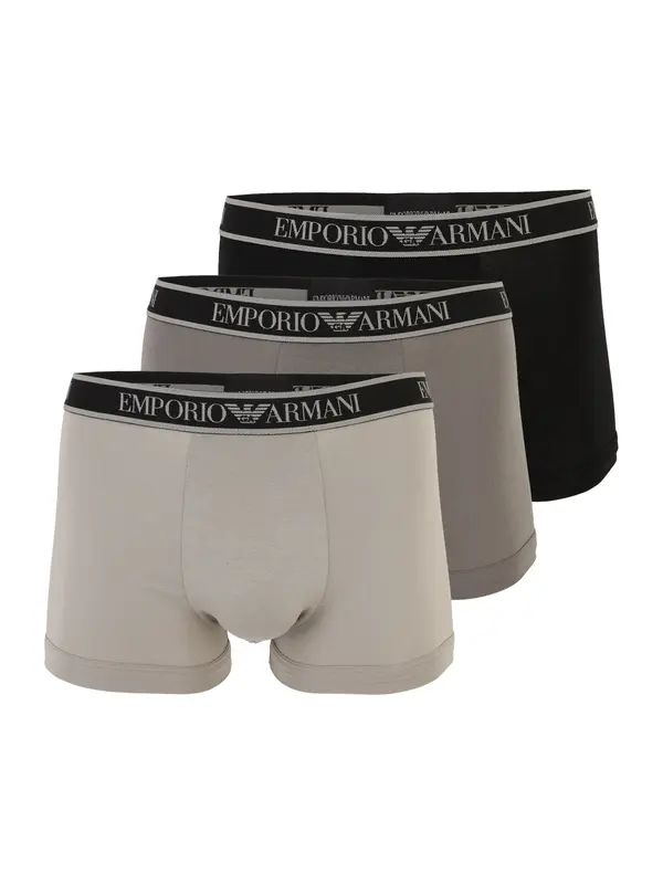 Emporio Armani Emporio Armani Boksarice  siva / temno siva / črna