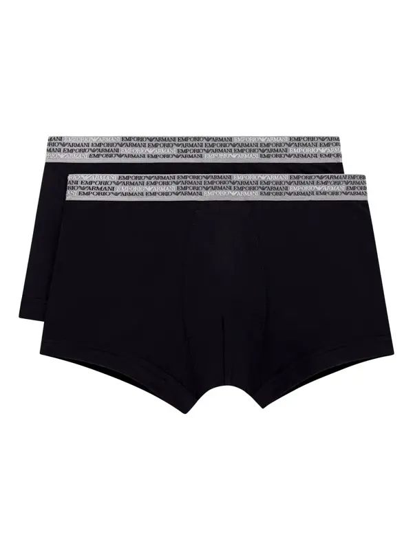 Emporio Armani Emporio Armani Boksarice  svetlo siva / črna / bela
