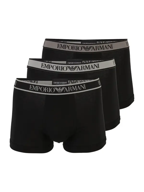 Emporio Armani Emporio Armani Boksarice  svetlo siva / črna