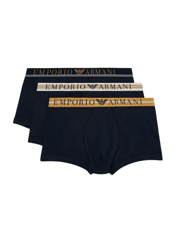 Emporio Armani Emporio Armani Boksarice  zlata / črna / bela