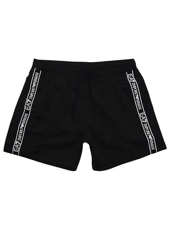 Emporio Armani Emporio Armani Kratke kopalne hlače  črna / bela