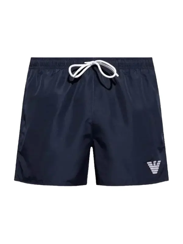 Emporio Armani Emporio Armani Kratke kopalne hlače  marine / bela