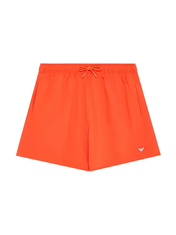 Emporio Armani Emporio Armani Kratke kopalne hlače  oranžna