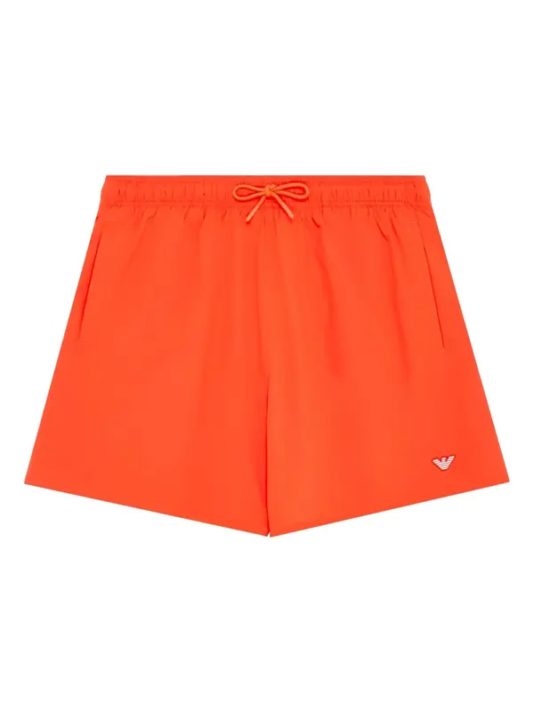 Emporio Armani Emporio Armani Kratke kopalne hlače  oranžno rdeča