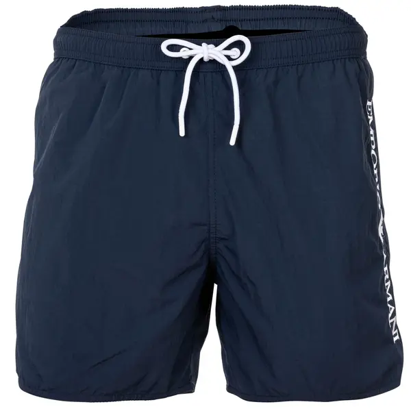 Emporio Armani Emporio Armani Kratke kopalne hlače  temno modra / bela
