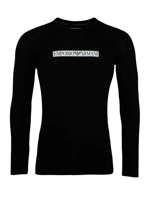 Emporio Armani Emporio Armani Majica  črna / bela