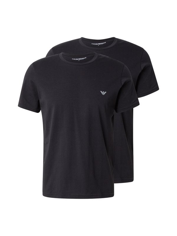 Emporio Armani Emporio Armani Majica  črna / bela