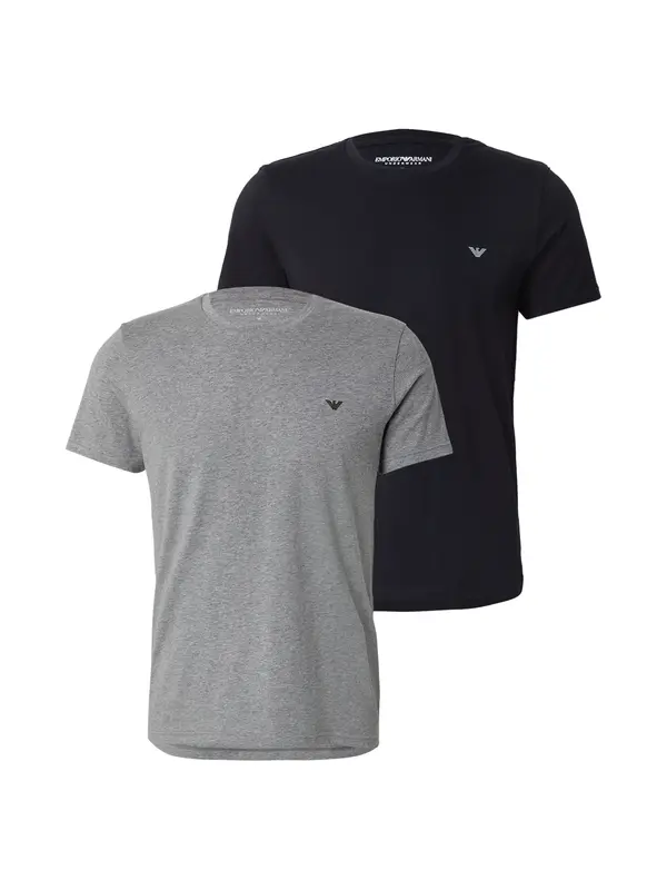 Emporio Armani Emporio Armani Majica  siva / črna
