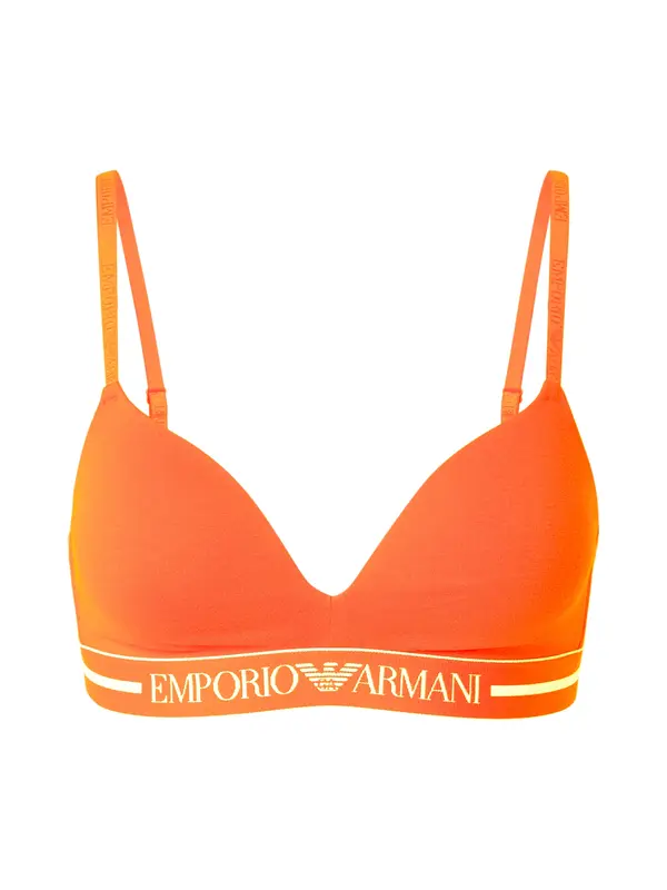 Emporio Armani Emporio Armani Nedrček 'PADDED TRIANGLE BRA - PADDED TRIANGLE BRA'  korala / bela