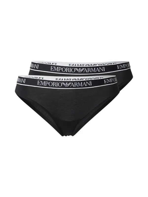 Emporio Armani Emporio Armani Spodnje hlačke  črna / bela