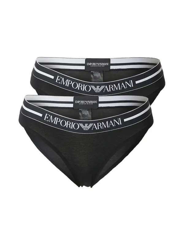 Emporio Armani Emporio Armani Spodnje hlačke  črna / bela
