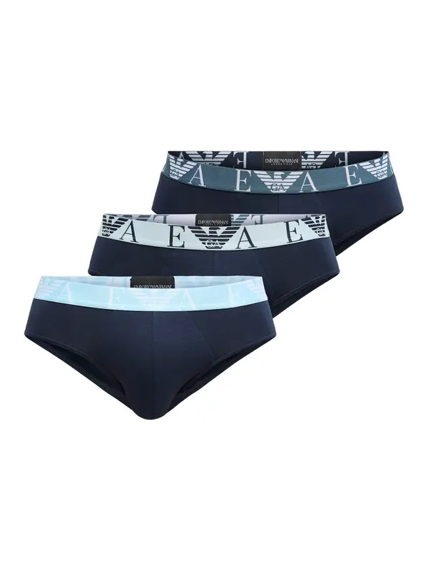 Emporio Armani Emporio Armani Spodnje hlačke  mornarska / safir / nebeško modra / bela