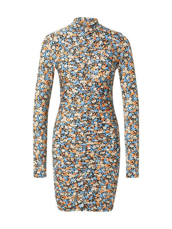 Envii Envii Obleka 'LEAGUE'  bež / svetlo modra / oranžna / črna