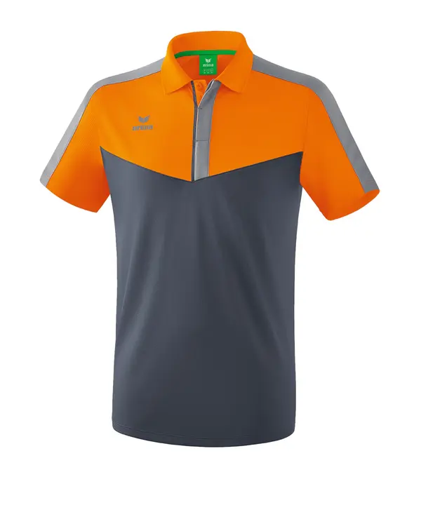 ERIMA ERIMA Funkcionalna majica 'Squad'  siva / temno siva / temno oranžna