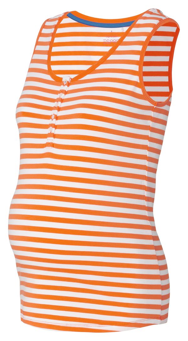 Esprit Maternity Esprit Maternity Top  oranžna / bela