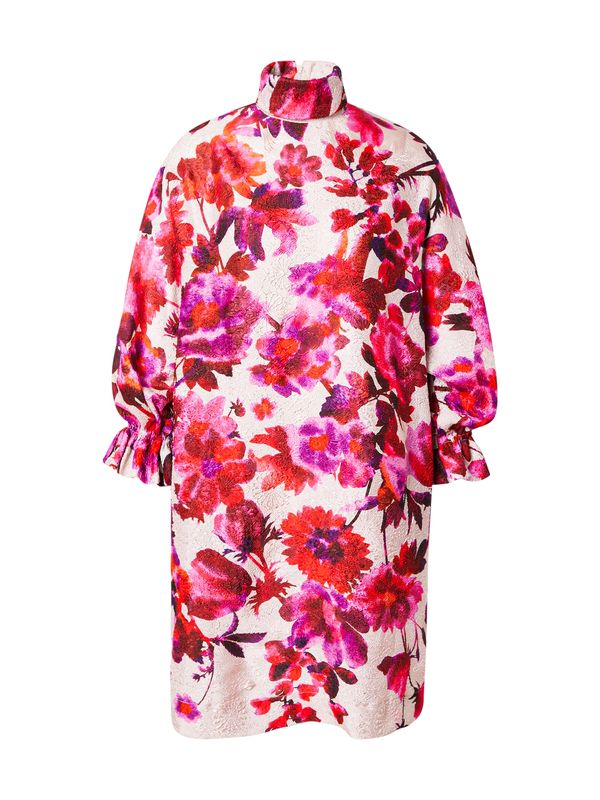 Essentiel Antwerp Essentiel Antwerp Obleka 'Heir'  temno liila / roza / rdeča / bela