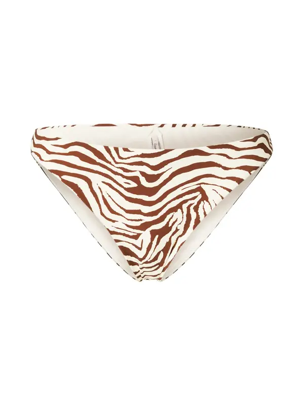 ETAM ETAM Bikini hlačke 'TANZANIA'  ecru / rjava