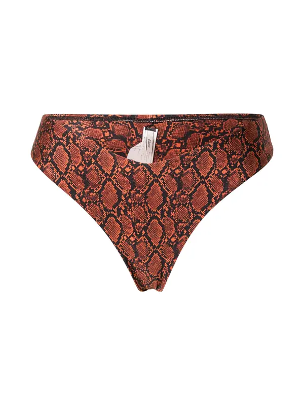 ETAM ETAM Bikini hlačke 'ZEPHIRO'  kostanj rjava / konjak / črna