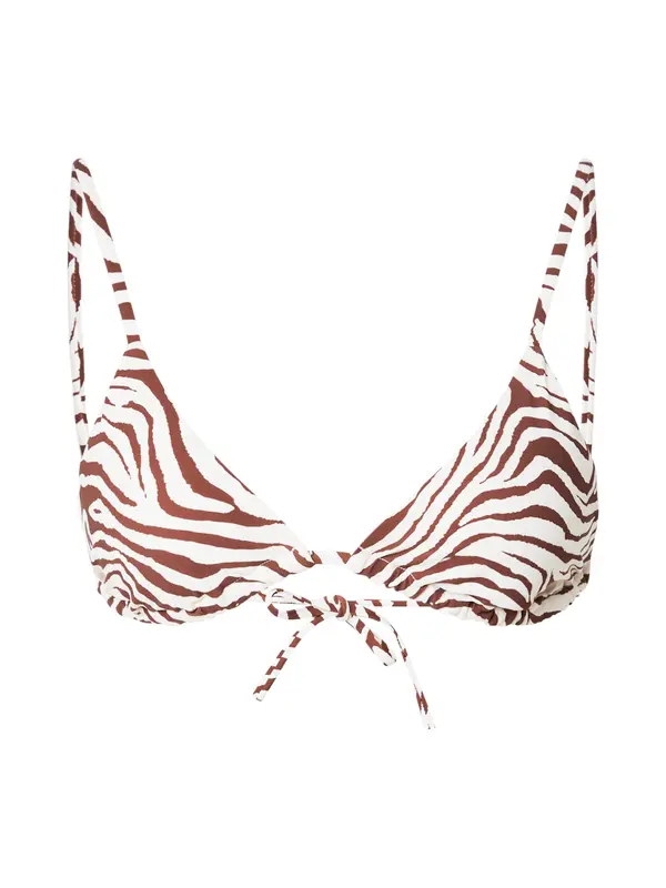 ETAM ETAM Bikini zgornji del 'TANZANIA'  ecru / rjava