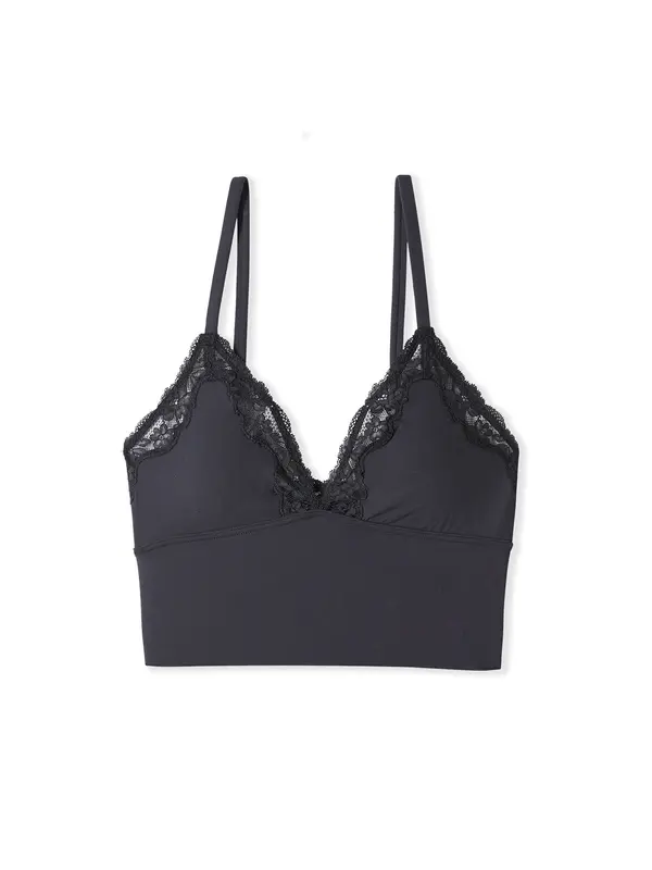 ETAM ETAM Nedrček 'Pure Soft Lace'  črna