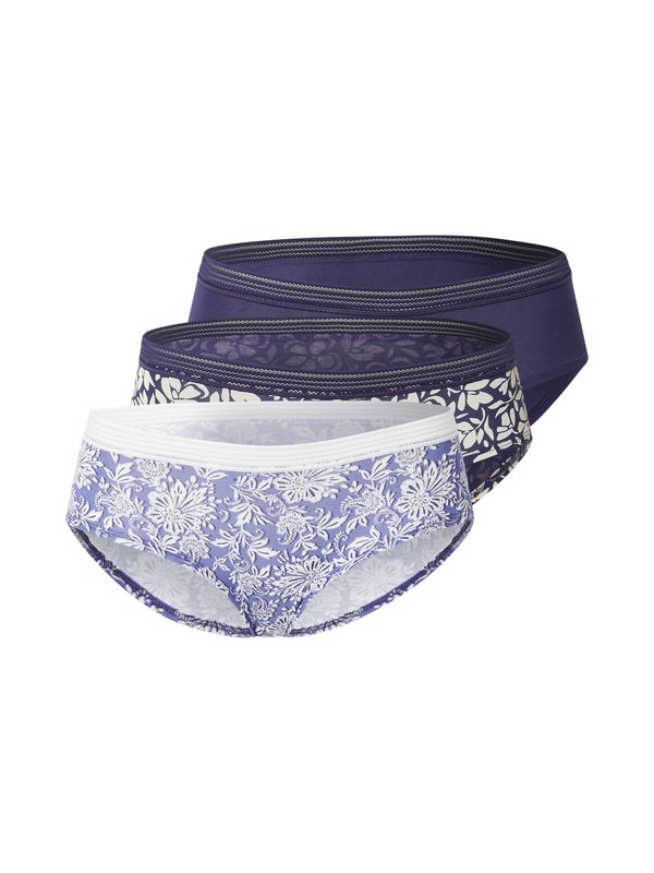 ETAM ETAM Spodnje hlače 'JACKIE LACE'  indigo / bela