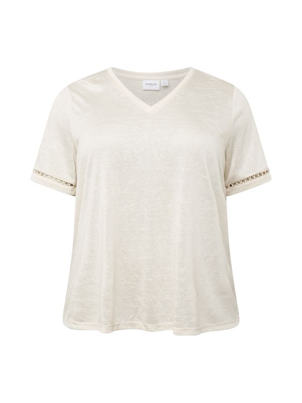 EVOKED EVOKED Majica 'VINULAN'  kremna
