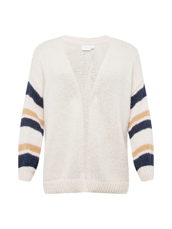 EVOKED EVOKED Pletena jopa 'CHOCA'  kamela / mornarska / off-bela