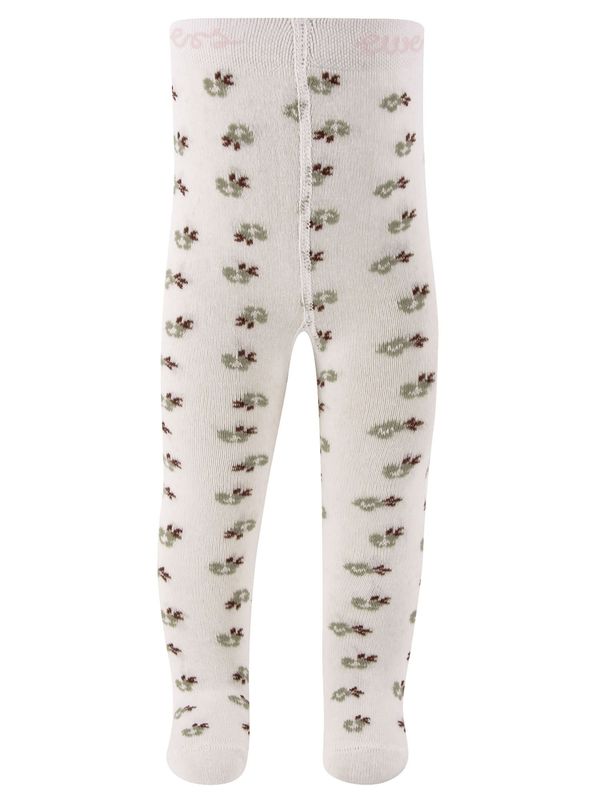 EWERS EWERS Hlačne nogavice  kremna / temno zelena / temno liila