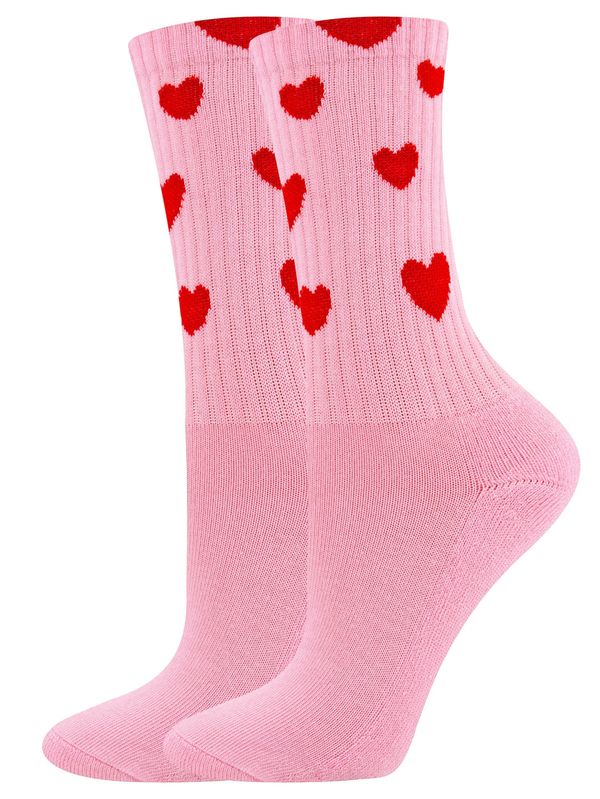 EWERS EWERS Nogavice 'Hearts'  roza / rdeče vijolična