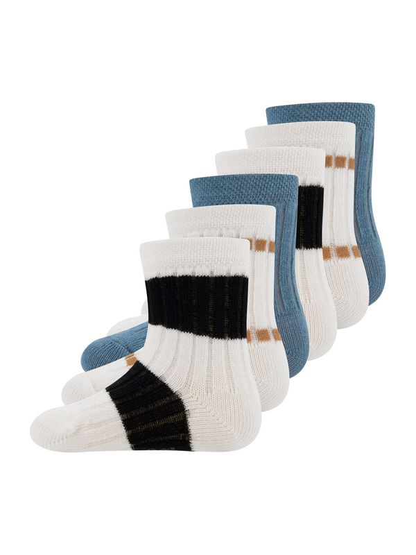 EWERS EWERS Nogavice  rjava / petrol / črna / bela