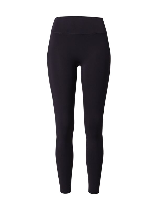 Fabletics Fabletics Športne hlače 'MOTION365+'  srebrno-siva / črna