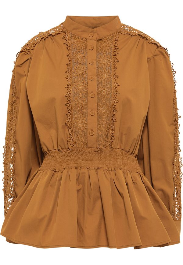 faina faina Bluza  karamel