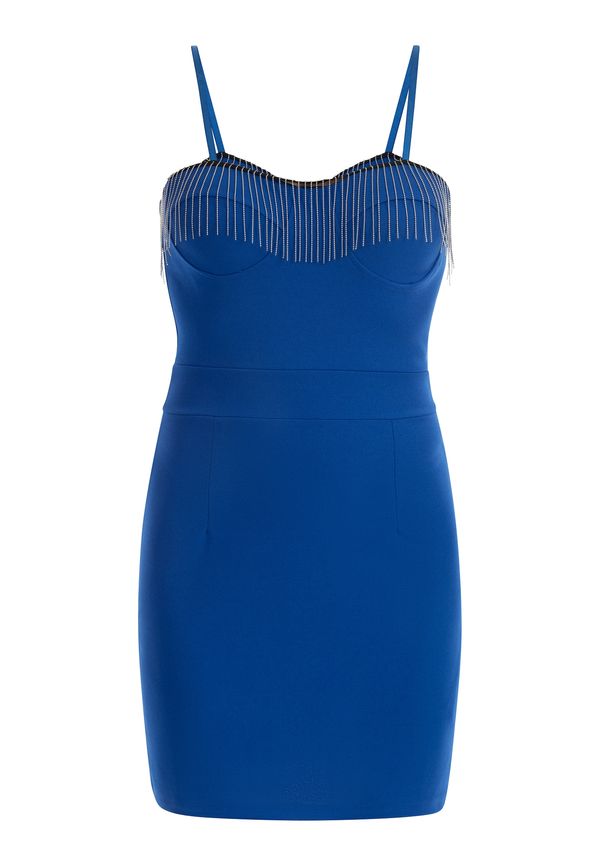 faina faina Koktejl obleka  modra