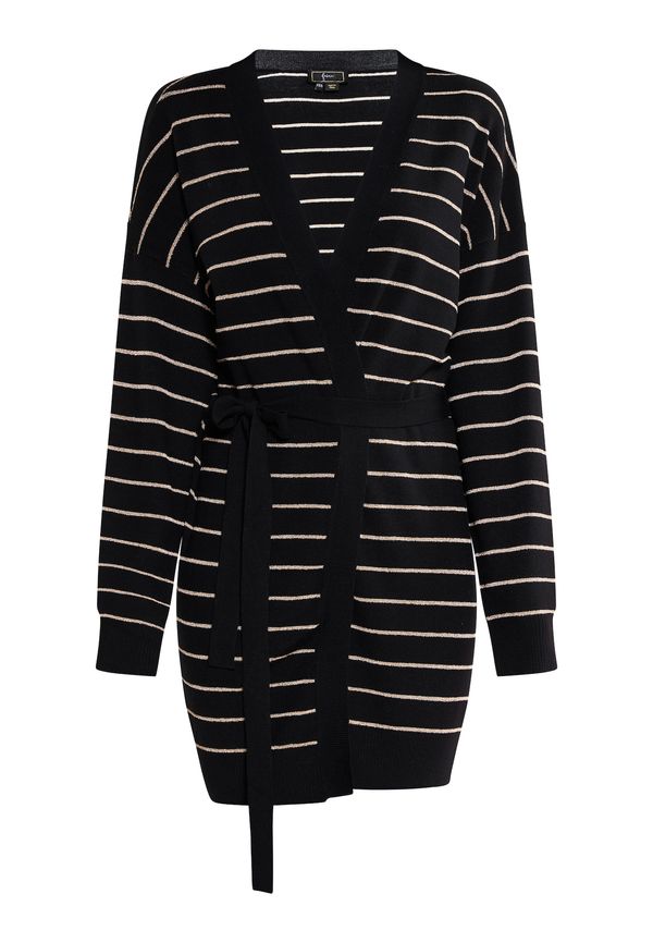 faina faina Pletena jopa  zlata / črna