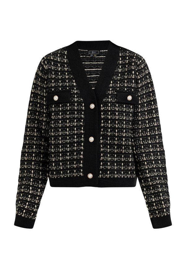 faina faina Pletena jopa  zlata / črna