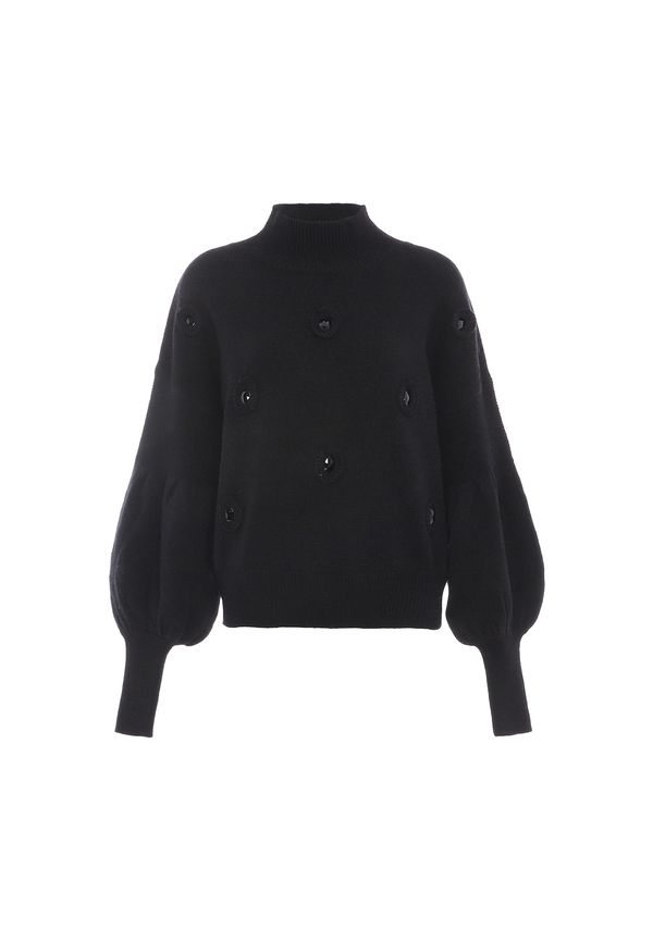 faina faina Pulover  črna