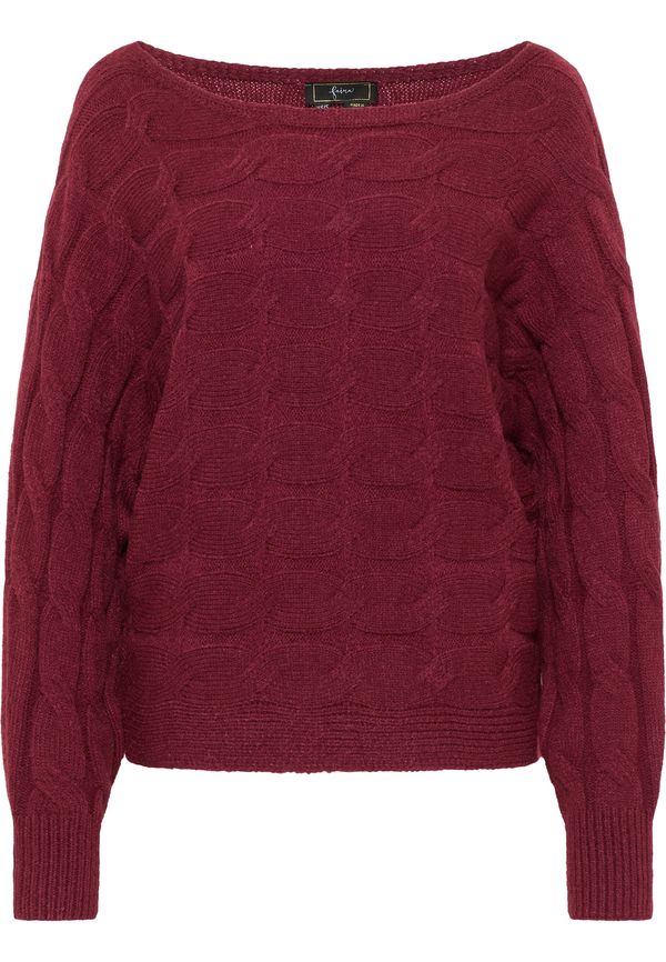 faina faina Pulover  temno rdeča