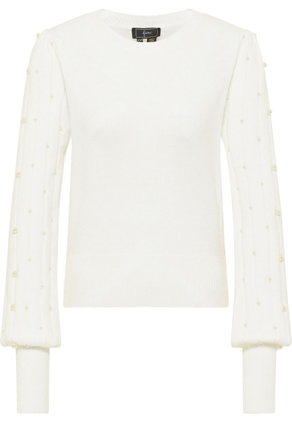 faina faina Pulover 'Tylin'  bela / biserno bela