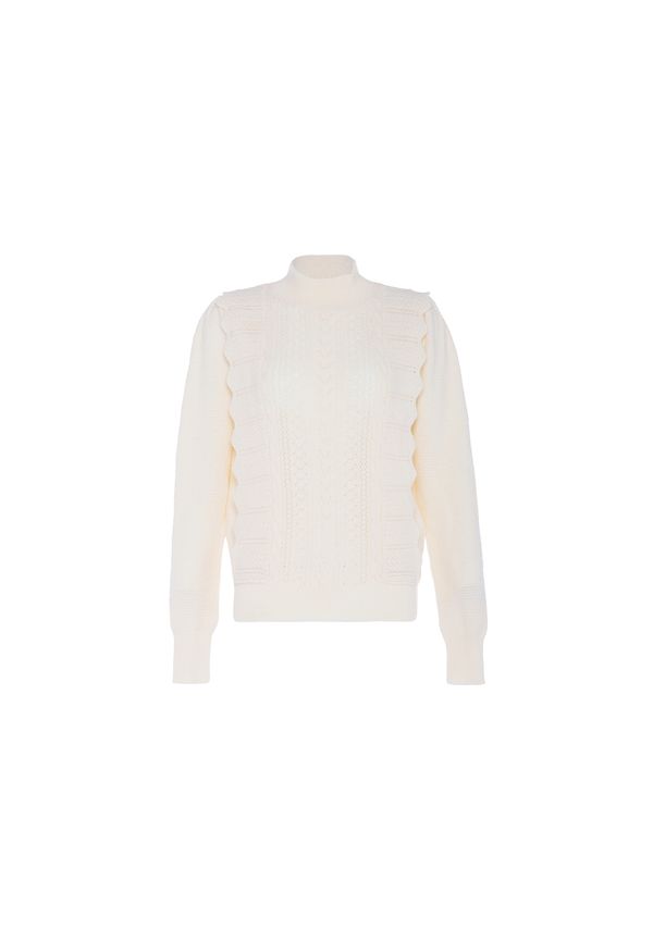 faina faina Pulover  volneno bela